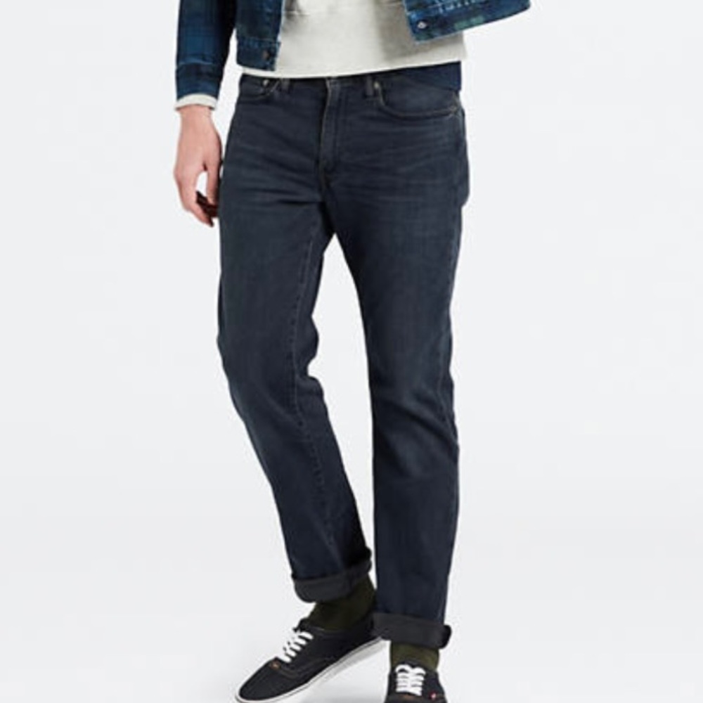 LEVI’S 514 Straight Leg Stretch Flex Eco Performance Dark Wash Blue Jeans 30 NWT